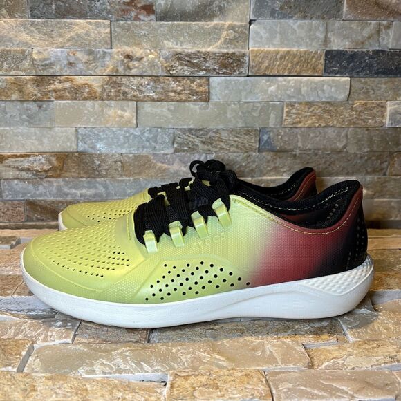 Crocs Literide Dip Pacer Mesh Lace Up Sneakers F900 Men's 8 | Women's 10 - Picture 2 of 13